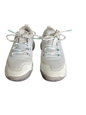 Under Armour Women's White Athletic Sneakers with Mint Accents